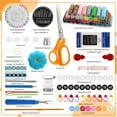 thumbnail image 2 of Armscye 213 Pcs Sewing Kit for Adults, Needle and Thread Kit for Sewing, Professional Sewing Supplies Accessories with Tailor Scissors, 43XL Thread, 30 Needles, Thread Snips and More for Travel Home, 2 of 5