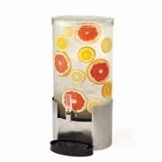 Rosseto LD175 4 gal Elliptic Dispenser with Drip Tray & Stainless Steel Base