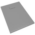 thumbnail image 3 of vidaXL Plateau de Base de Douche SMC Gris 100x70 cm, 3 of 5