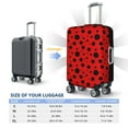thumbnail image 6 of Kdxio Ladybug Pattern Pattern Luggage Cover for Travel,Elastic and Durable,Fits 18-32 Inch,-No luggage included, 6 of 8