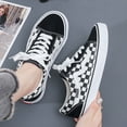 thumbnail image 7 of CHICVOMEY Low Top Fashion Sneakers for Women Canvas Tennis Shoes Lace Up Casual Walking Sneakers Comfort with Non-Slip Flexible Sole, 7 of 7