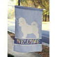thumbnail image 2 of Carolines Treasures BB5540CHF Maltese Welcome Flag Canvas House Size  Large multicolor, 2 of 4