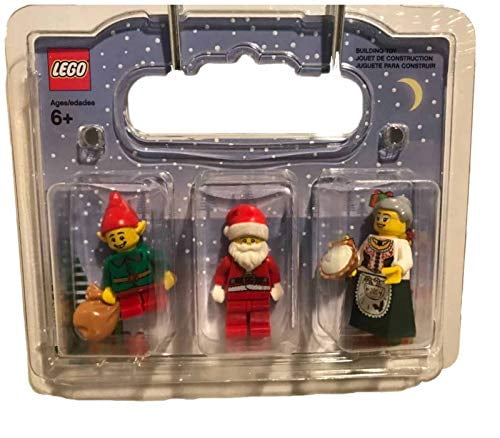 NEW LEGO CHRISTMAS ELF MINIFIG w/fire truck figure santa claus minifigure mug 