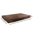 thumbnail image 2 of PETMAKER 37x27-Inch Memory Foam Dog Bed with Washable Cover (Brown), 2 of 7