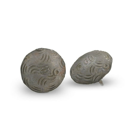 

50 Pack | 1.25 Round Decorative Nail Iron Clavos Handmade | Bohemian Series by Borderland Rustic Hardware | Unfinished | for Gates Doors Shutters & Furniture