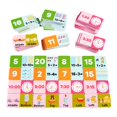 thumbnail image 4 of Juego de cartas flash de matemáticas, juguete de aprendizaje preescolar, juego de correspondencias de aprendizaje preescolar, 56 tarjetas, tablero de, 4 of 9