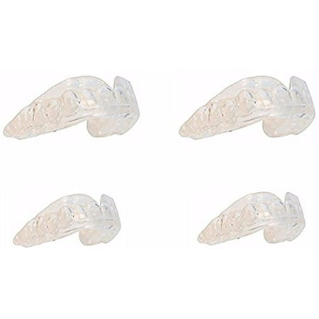 Professional Teeth Whitening Trays- 4 Pack - No BPA - Safe Clear Color - No Color Additive - Precision Fit Material- Fit Any Mouth Size - Moldable - Custom Fit - Free carrying case (Best Safe Teeth Whitening)
