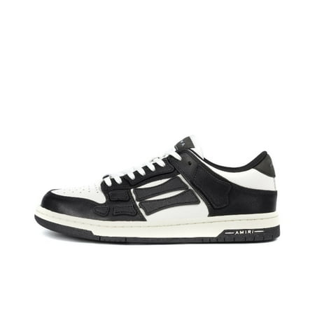 

AMIRI Skel-Top Low Bone design Low top fashion sneakers Men s black and white MFS003-004