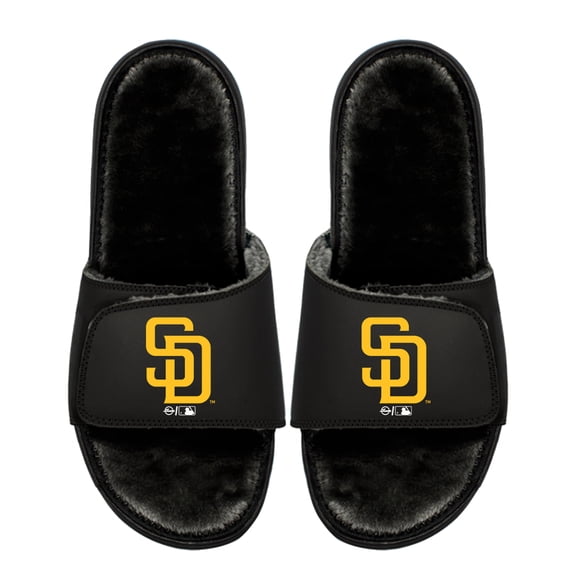 Youth ISlide  San Diego Padres Logo Fur Slide Sandals