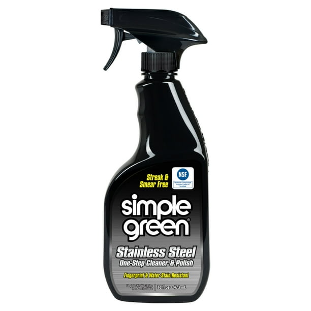 Simple Green Stainless Steel OneStep Cleaner And Polish, 16 Oz