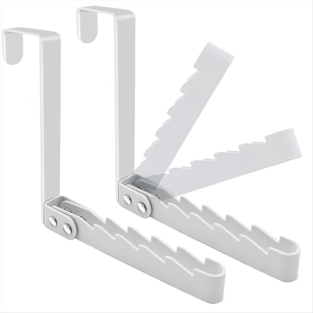 Paquete de 2 para Colgar Sobre la Puerta, Resistente y Plegable Tendedero Sobre la Puerta para Ropa, Abrigos y Toallas,