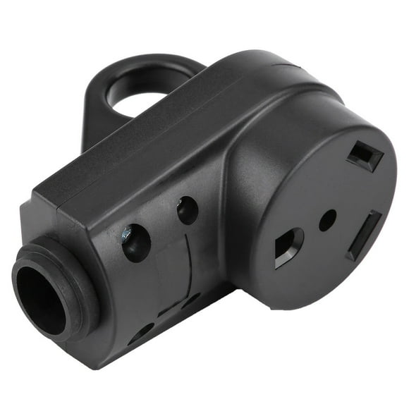 RV Female Plug, Nylon RV Receptacle Adapter Safe 30 AMP For Upgrade
