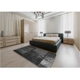 thumbnail image 5 of Ahgly Company Machine Washable Indoor Round Transitional Midnight Gray Area Rugs, 6' Round, 5 of 7