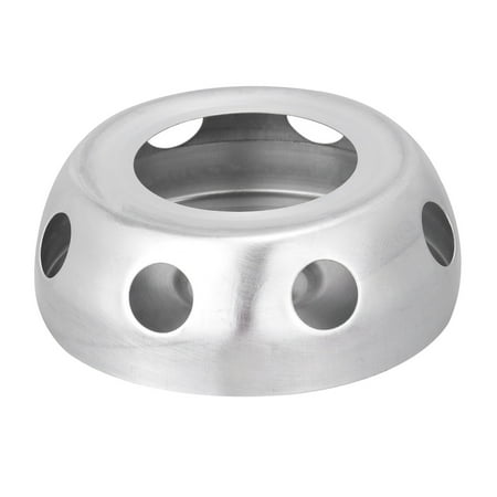 

Portable Personal Hot Pot Alcohol Pot Stainless Steel Round Alcohol Stove(Silver)