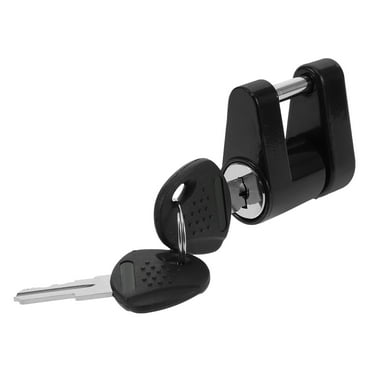 Trailer Lock Coupler Lock for Trailer Metal Hitch Lock Trailer Hitch Lock Black