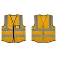 thumbnail image 5 of CHUMUD Men's Safety Reflective Vest, High Visibility Vest with Pockets and Zipper, Construction Work, Free Size, 5 of 5