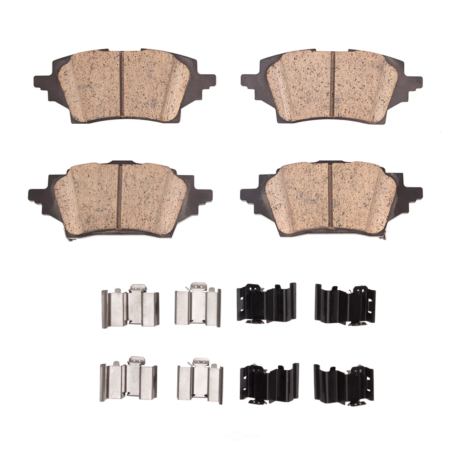 Dynamic Friction Company 1551-2202-01 DFC 5000 Advanced Brake Pads - Ceramic and Hardware Kit - OE