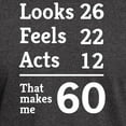 thumbnail image 3 of CafePress - That Makes Me 60 T Shirt - Men's Classic Graphic Cotton T-Shirt, 3 of 4