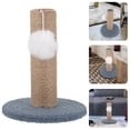 thumbnail image 2 of MasteelfCA Kitten Scratcher Reusable Scratching Post Household Scratching Post with Hanging Ball, 2 of 9