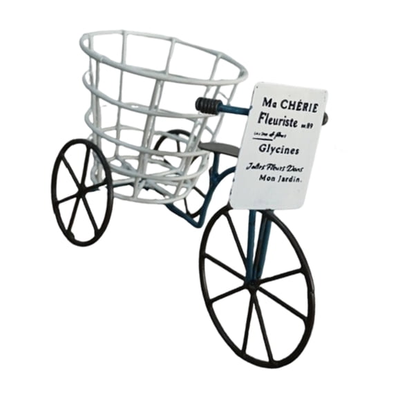 Artistic Iron Flower Pot Holder In Retro Bicycles Shape For Gardens Or Homes