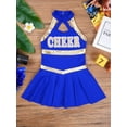 thumbnail image 6 of inhzoy Kids Girls Cheer Leader Uniform Dance Dress Royal Blue 6, 6 of 9