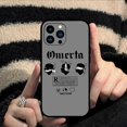 thumbnail image 3 of Funda de teléfono Singer Omerta Maes para iPhone Mini 11 12 13 14 15 Pro XS Max X Plus SE XR carcasa suave negra, 3 of 5