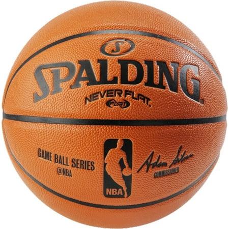 UPC 029321748729 product image for Spalding NBA Never Flat Game Replica Ball, 29.5-Inch/Intermediate Size 7 | upcitemdb.com