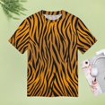 thumbnail image 4 of Animal Print Patterns Women's Short Sleeve T-Shirt Crew Neck Casual Summer Trendy Loose Fit Tops, 4 of 6
