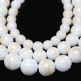 thumbnail image 4 of Nvzi 2 piezas de cuentas dispersas texturizadas de oro blanco puro, pulsera de cuentas hecha a mano, collar, accesorio tejido, 10 mm, 4 of 4