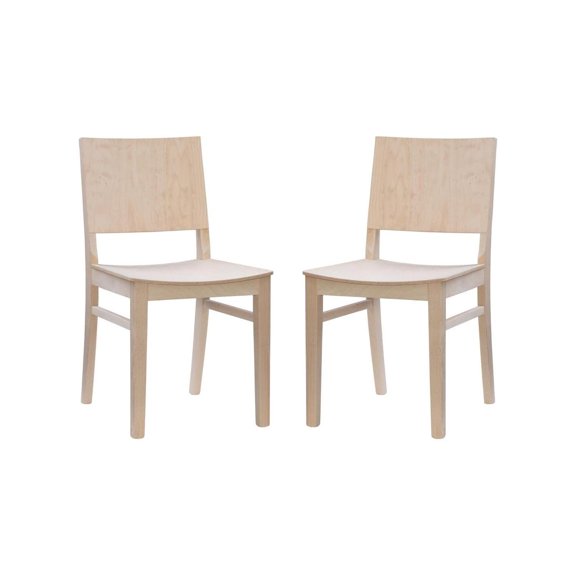 Linon Devin Side Chair Unfinished