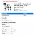 thumbnail image 2 of Ignition Coil Kit 6 - Compatible with 2009 Buick Enclave 3.6L V6, 2 of 2