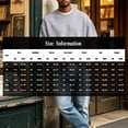 thumbnail image 3 of Delconic Men's Sweatshirts Soft Long Sleeve Crewneck Sweatshirt Midweight Fleece Sweat Shirt Breathable Pullover Sweater S-3XL Gray 3XL, 3 of 6