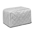 thumbnail image 3 of Dualoai 2 Slice Toaster Cover Polyester Protector Minimalist Kitchen Appliance Cover Gray S, 3 of 9