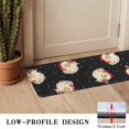 thumbnail image 3 of Black Christmas Santa Pattern Door Rugs,Washable Non Slip Door Mats Indoor,Decorative Door Mats,Entry Mat Indoor for Entrance,Bedroom,Kitchen,Bathroom,16"x47", 3 of 6