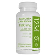 Creative Bioscience 1234 Garcinia Weight Loss Pills, 1500 mg, 60 Ct