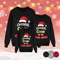 thumbnail image 2 of AWZXDE Christmas Pajamas Pyjama Familial de Noël Shorts à Lettres Imprimées Manches Longues Col Rond Chandail à Capuchon Femmes,G, 2 of 6