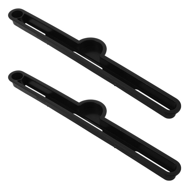 unbranded 2Ud Ajustable Para Plegable Soporte Estable De Plástico Negro Para Oficina En Casa