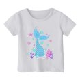thumbnail image 5 of Zszcpp Summer Top For Teens Girl T Shirts 2025 Trendy Ocean Animal Leisure Print Tee Short Sleeve Baggy T-Shirt Blouse Girls Tops, 5 of 5