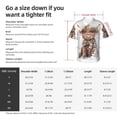 thumbnail image 5 of Disketp C Hawaiian Shirts for Men,Mens Casual Short Sleeve Button Down Shirts Beach Shirt,Small, 5 of 7