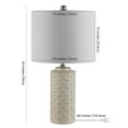 thumbnail image 3 of SAFAVIEH Artef 24 in. Ancient Motifs Table Lamps, Ivory, Set of 2, 3 of 8