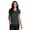 Dark Evergreen, variant on Active Women's Athletic Striated V-Neck Super Soft T-Shirt