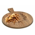thumbnail image 4 of FRAÎCHE Holiday Mango Wood Round Serving Board, 4 of 5