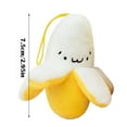 thumbnail image 1 of JJKBVCLO Yellow Banana Pendant Backpack Accessories Cute Small BananasToys Soft Dolls Gift, 1 of 7
