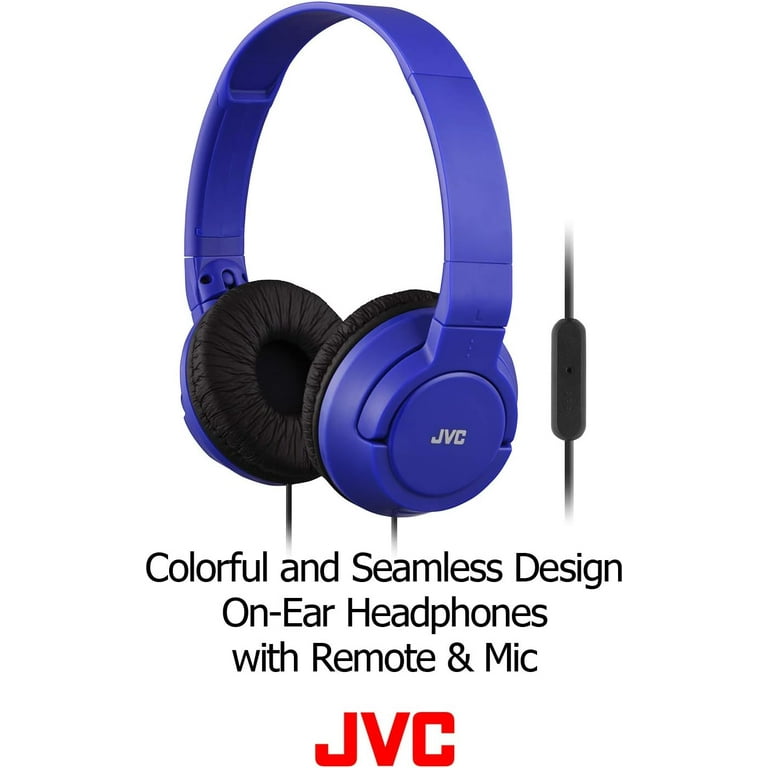 JVC Lightweight Flat Foldable On Ear Colorful Lightweight Foldable