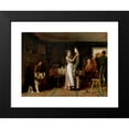 thumbnail image 2 of Thomas Hovenden 18x14 Black Modern Framed Museum Art Print Titled - Breaking Home Ties, 2 of 5