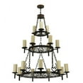 thumbnail image 4 of Meyda Tiffany 126500 Newcastle 18 Light 48" Wide Pillar Candle Style Chandelier - Custom, 4 of 4