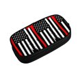 thumbnail image 2 of Goofa Firefighters USA Flag Pattern Big Capacity Pencil Pen Case Office College Large Storage High Capacity Bag Pouch Holder Box Organizer, 2 of 9