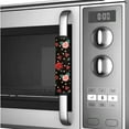 thumbnail image 4 of ZIATUBLES 6 PCS Refrigerator Door Handle Covers Anti-static Soft Kitchen Appliance Gloves Fridge Dishwasher Oven Handle Sleeve Protector Cozy Home Decor, Rose Polka Dot, 4 of 7