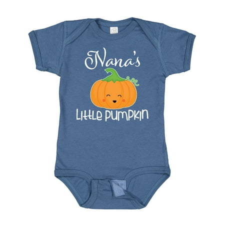 

Inktastic Nana Little Pumpkin Grandkids Boys or Girls Baby Bodysuit