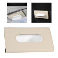 thumbnail image 3 of fastboy Versatile PU Leather Box Napkin Holder Paper Storage for Sun Visor Office or Home Khaki 1Set, 3 of 6